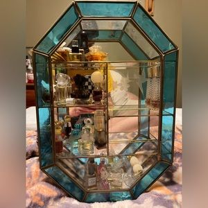 Vintage Glass Curio Cabinet
